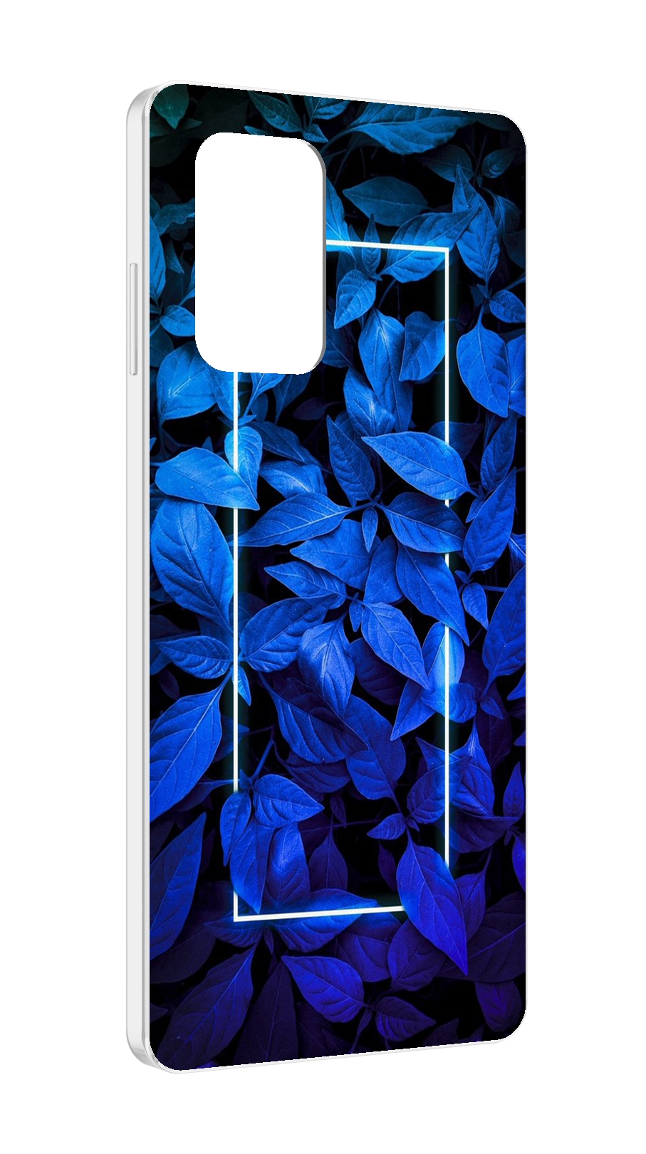 

Чехол MyPads голубые цветочки неон для ZTE Blade A72 / ZTE Blade V40 Vita, Прозрачный, Tocco