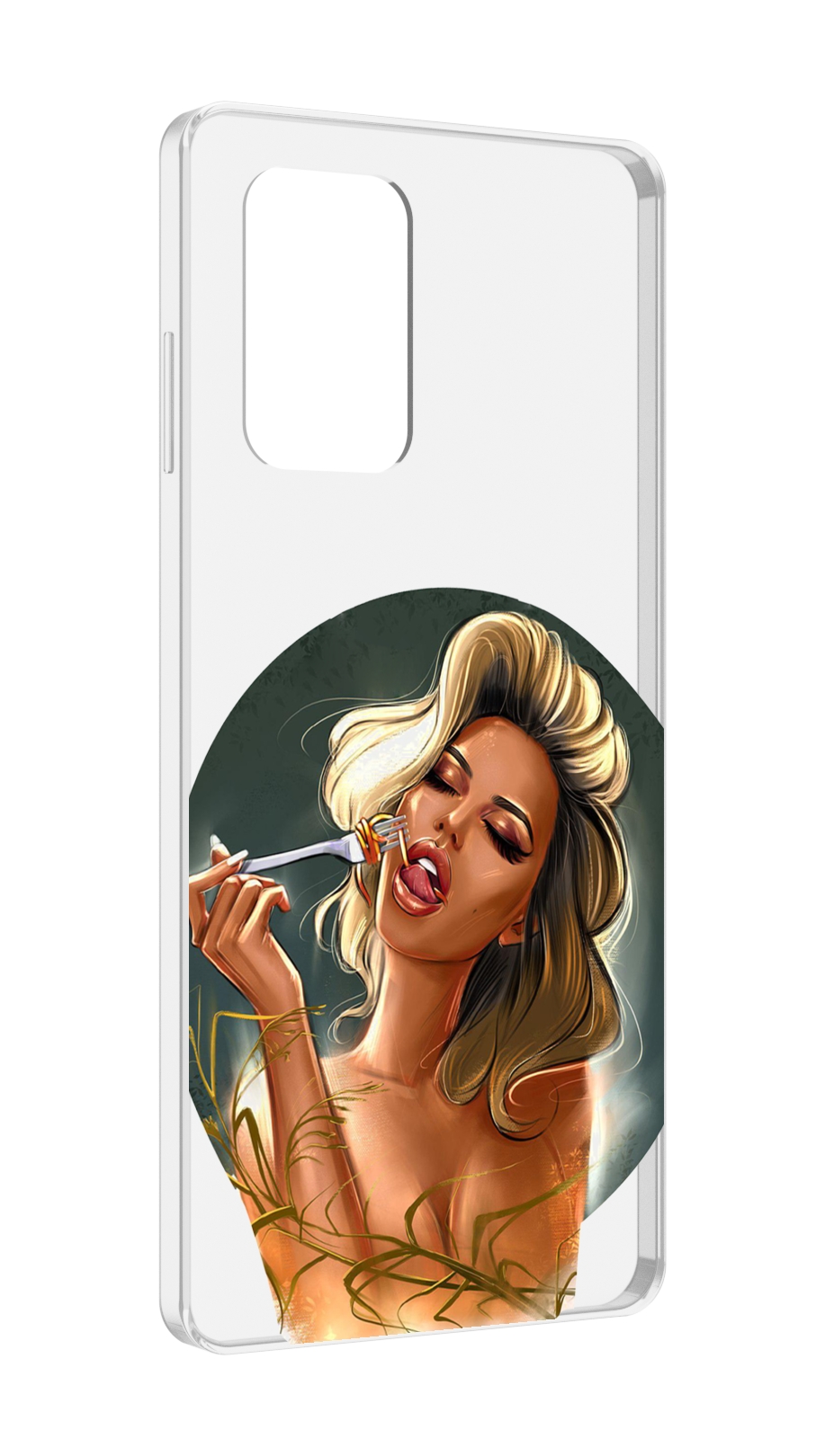 

Чехол MyPads голодная-девушка-модель женский для ZTE Blade A72 / ZTE Blade V40 Vita, Прозрачный, Tocco