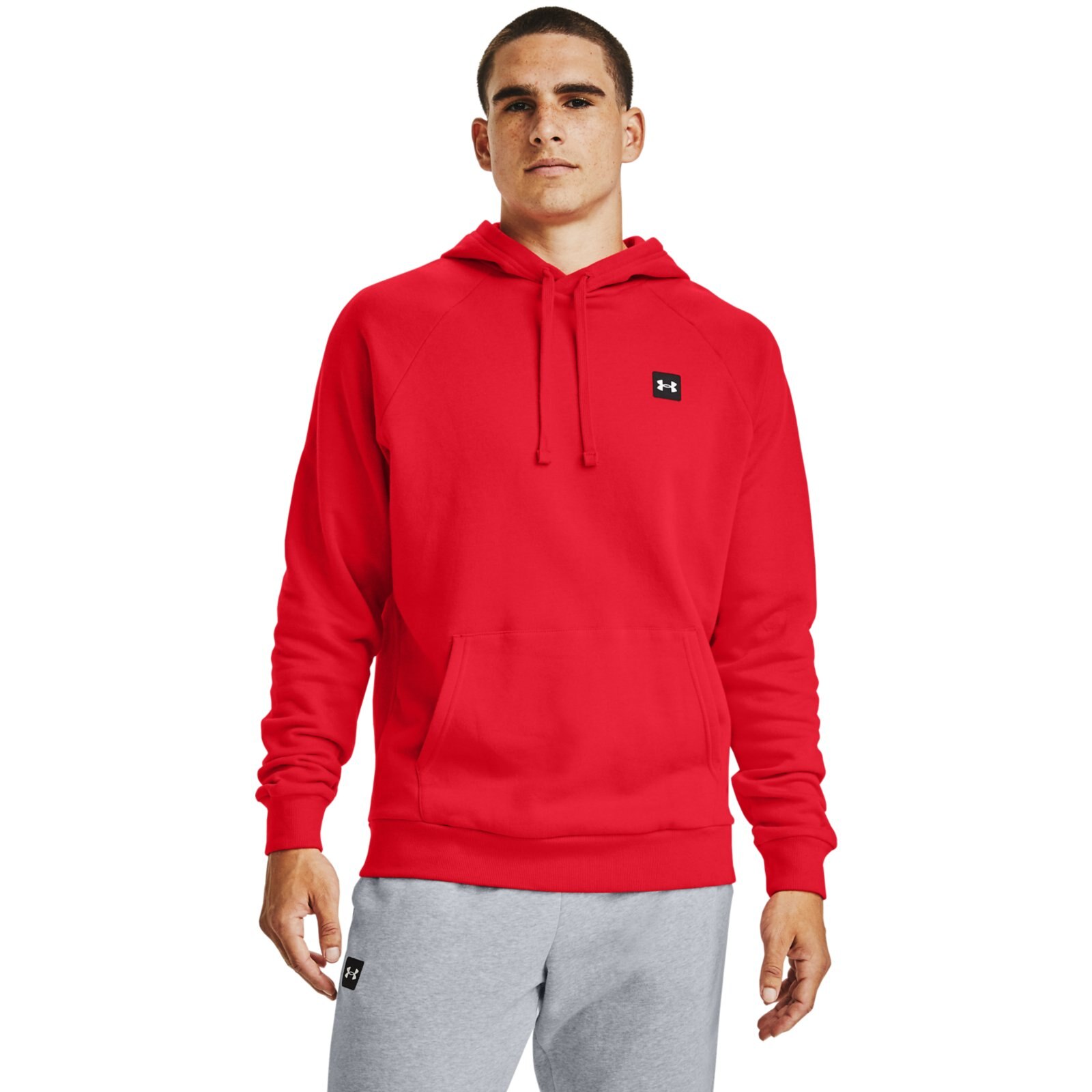 фото Худи мужское under armour 1357092-600 красное 2xl