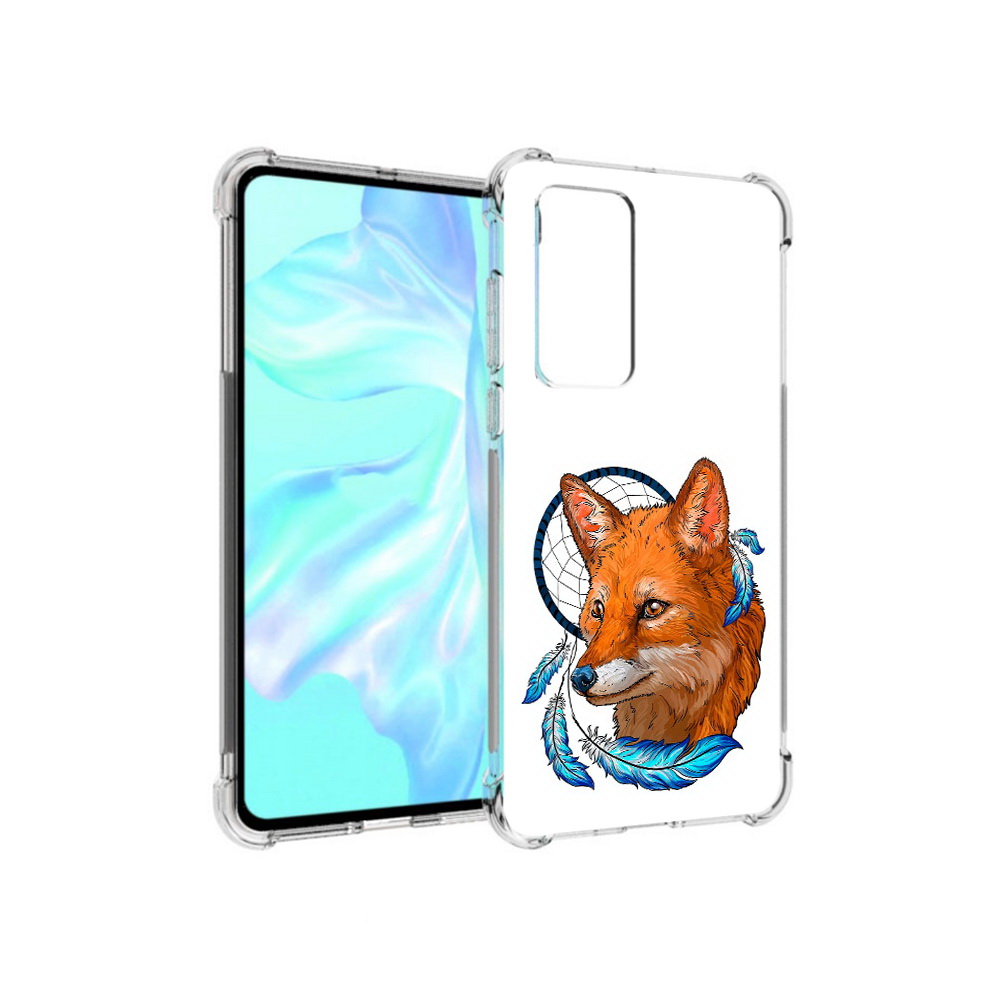 

Чехол MyPads Tocco для Huawei P40 лиса и ловец снов, Прозрачный, Tocco