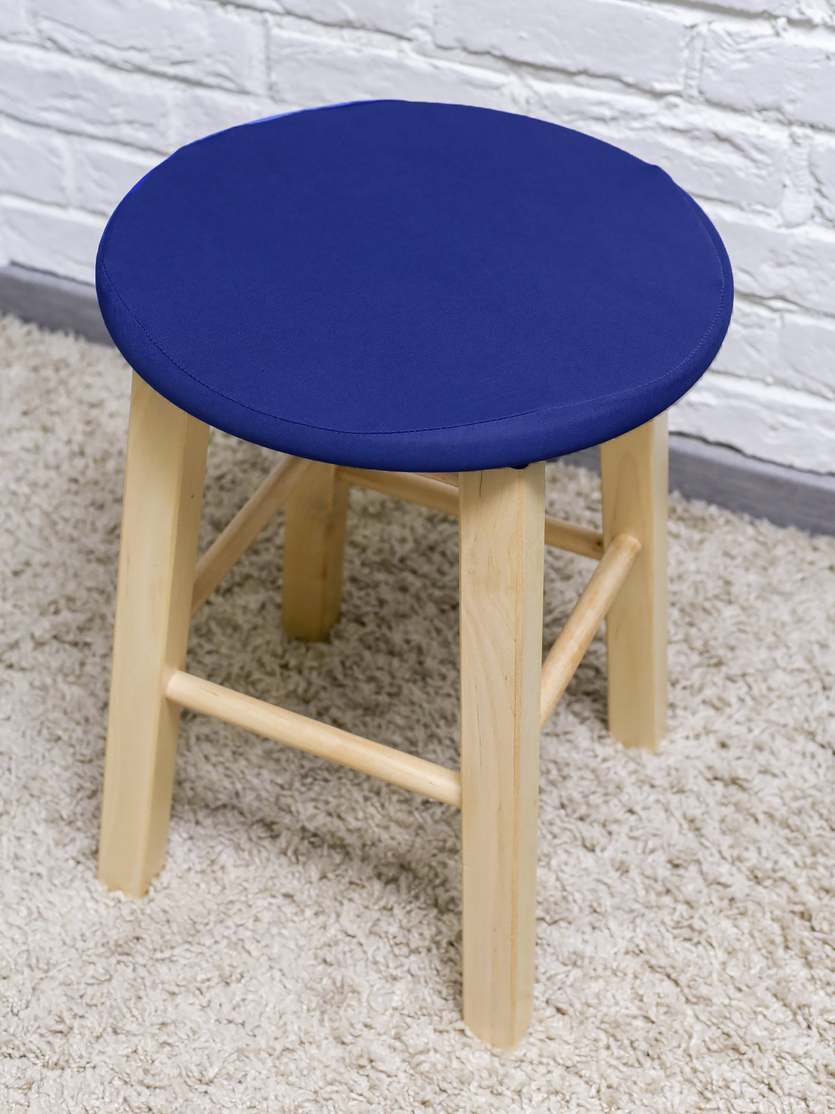 

Чехол для табурета LuxAlto Jersey, синий, комплект 2 шт, 14626, Jersstool