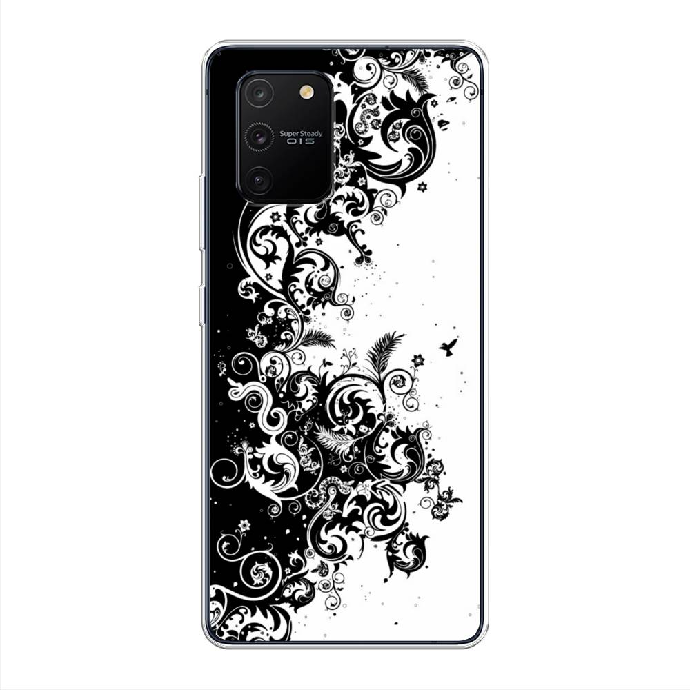 

Чехол для Samsung Galaxy S10 Lite/A91 "Черно белый узор", Белый;черный;серый, 210050-3