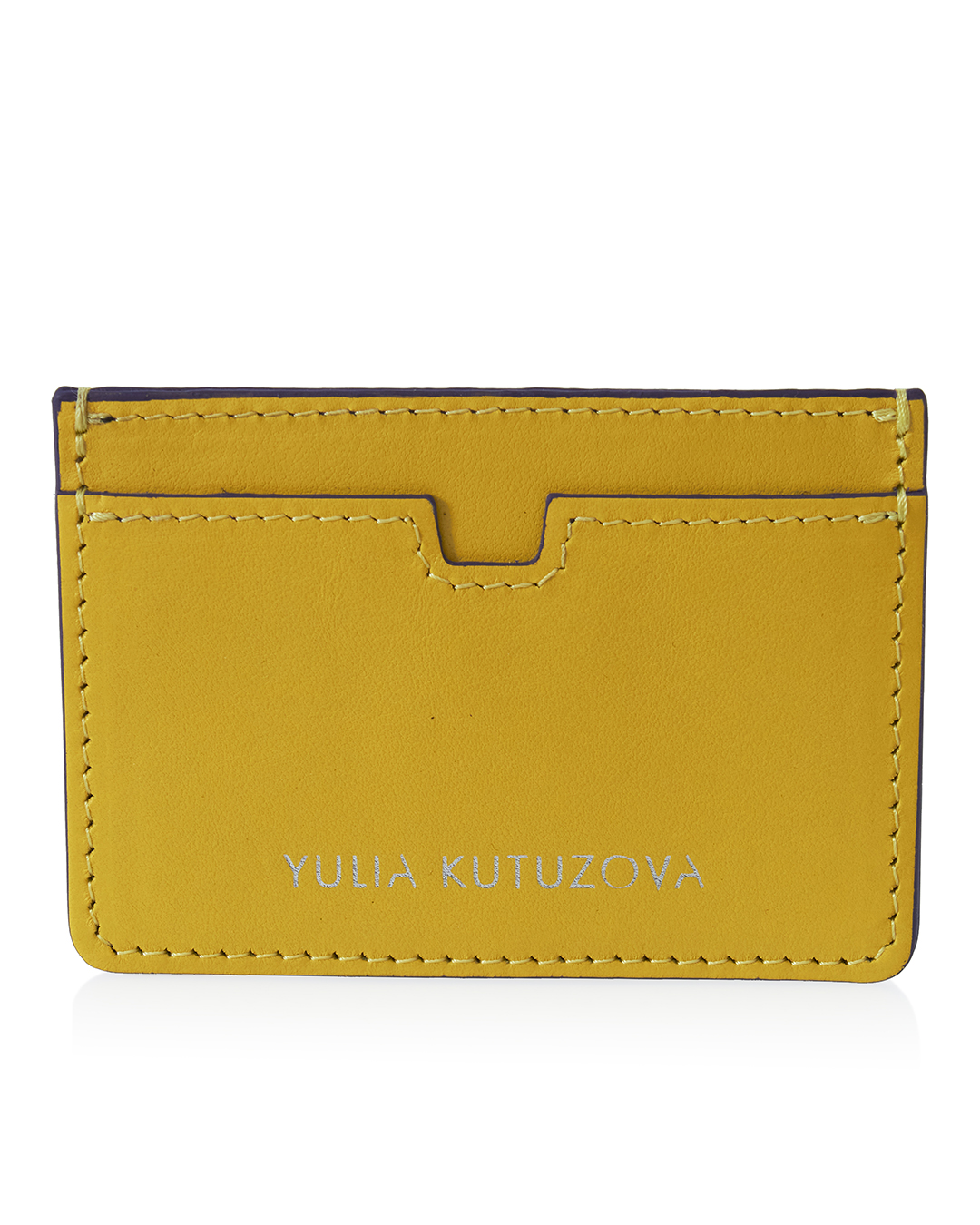 

Картхолдер женский YULIA KUTUZOVA KRDH01-1938, желтый/фиолетовый, KRDH01-1938
