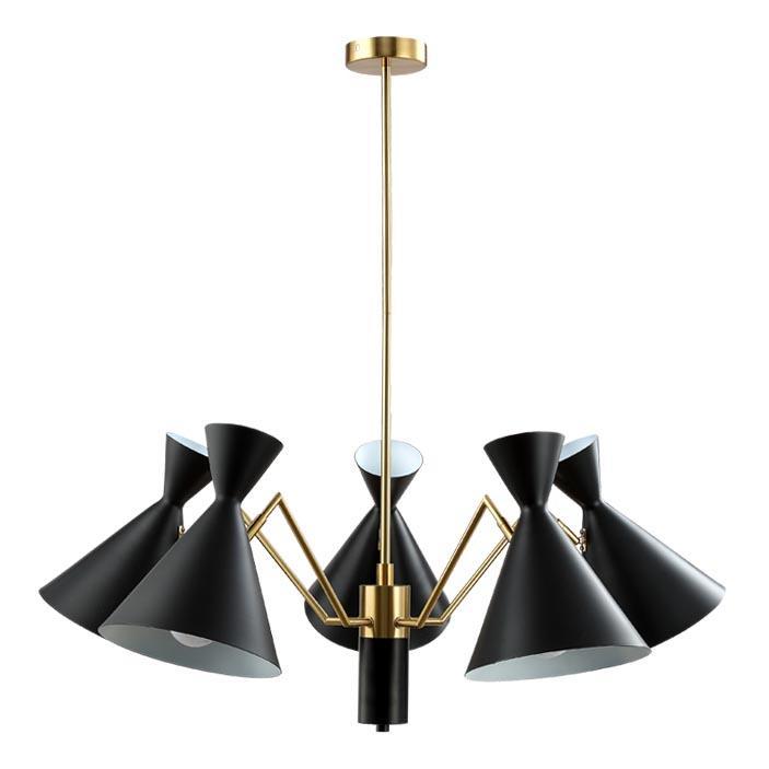 

Crystal Lux Подвесная люстра Joven SP5 Gold/Black Crystal Lux