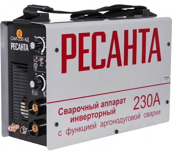 Сварочный инвертор Ресанта  САИ-230-АД дуговой сварочный инвертор fubag in 316 t