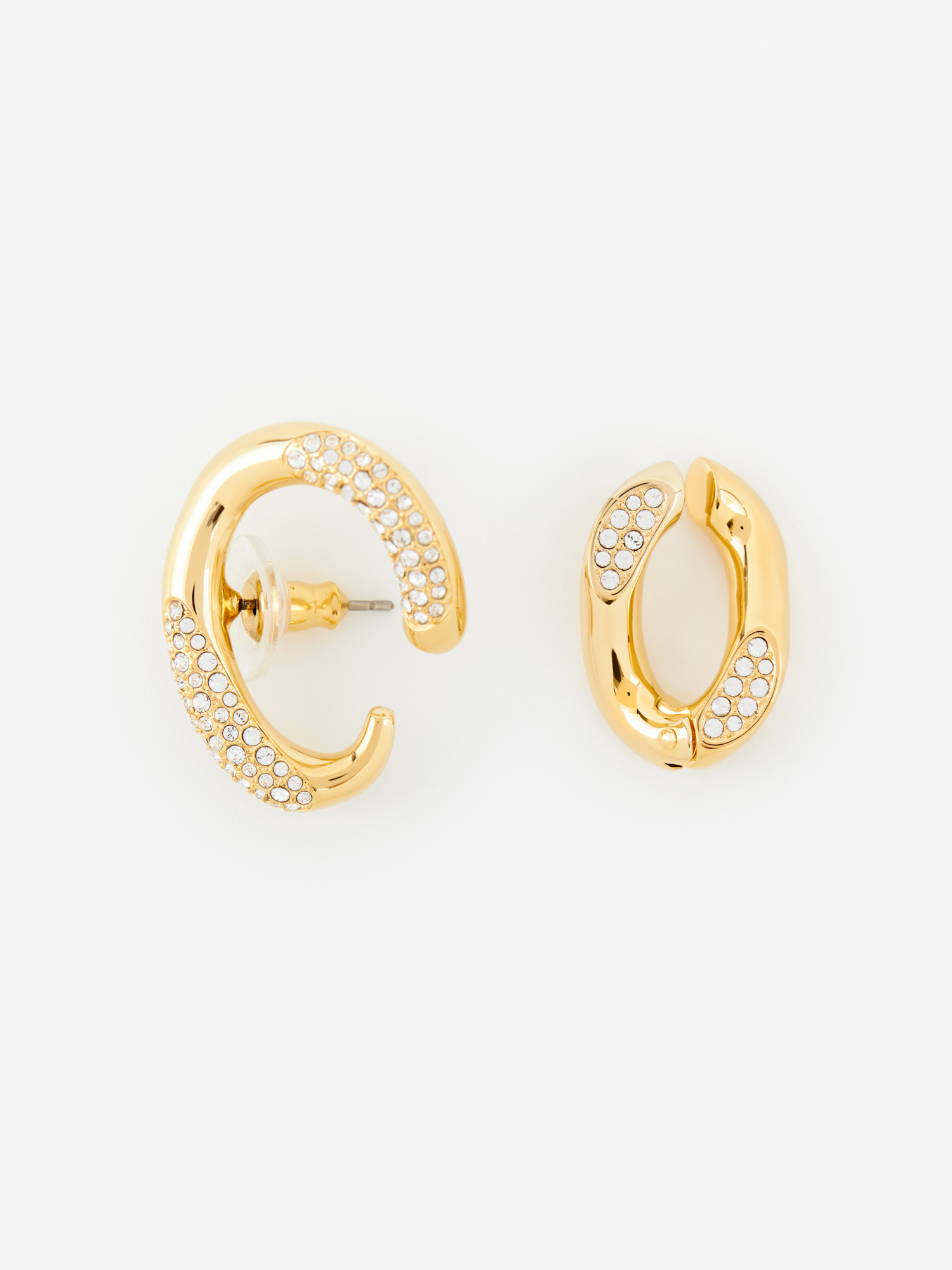 

Серьги каффы из металла Swarovski 5615734, кристаллы, 5615734