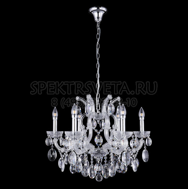 

Crystal Lux Люстра подвесная HOLLYWOOD_SP6_CHROME Crystal Lux