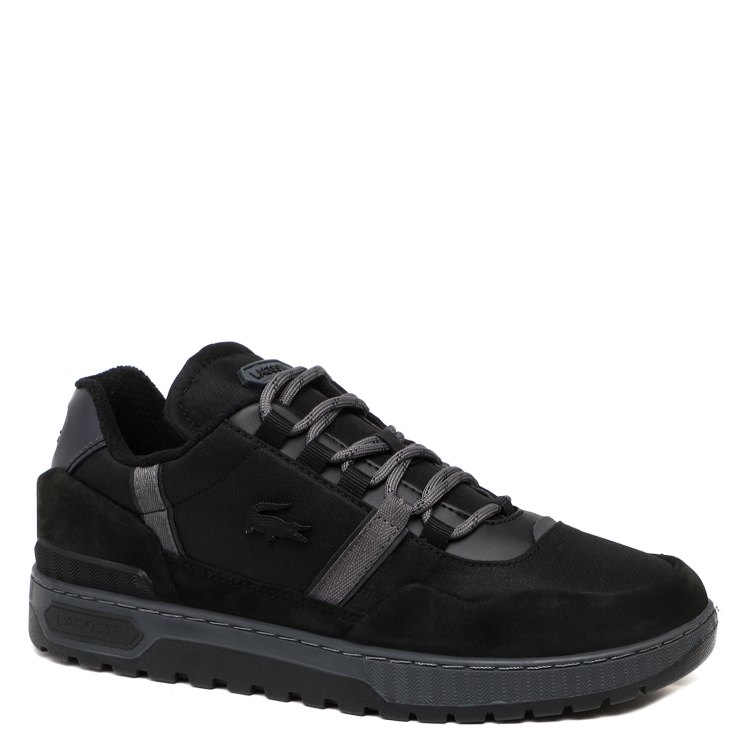 

Кеды мужские Lacoste 744SMA0033 черные 42 EU, Черный, 744SMA0033