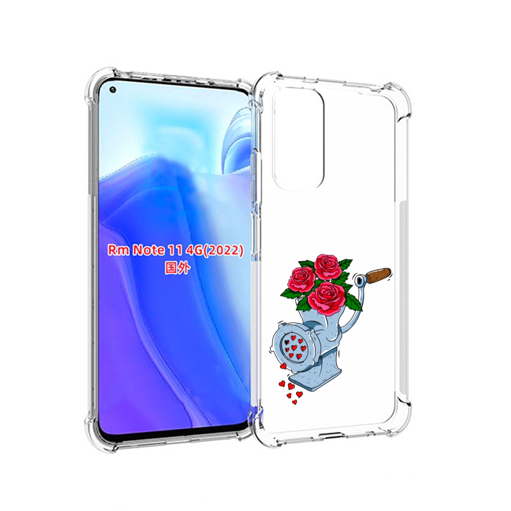 

Чехол MyPads Цветочные сердца для Xiaomi Redmi Note 11 4G ( Глобальная версия ), Tocco