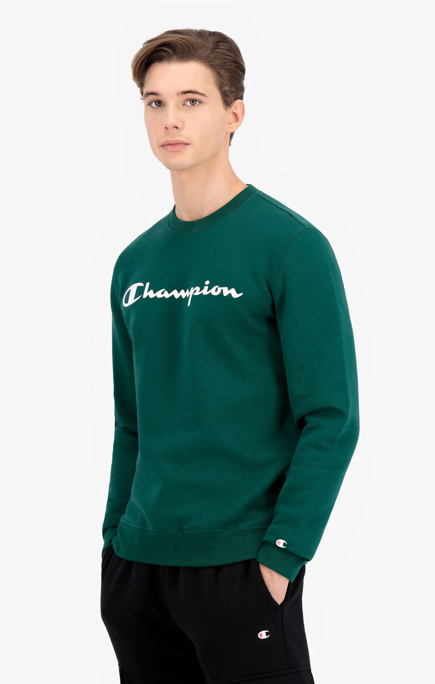 

Свитшот мужской Champion 214744-GS502 зеленый M, 214744-GS502