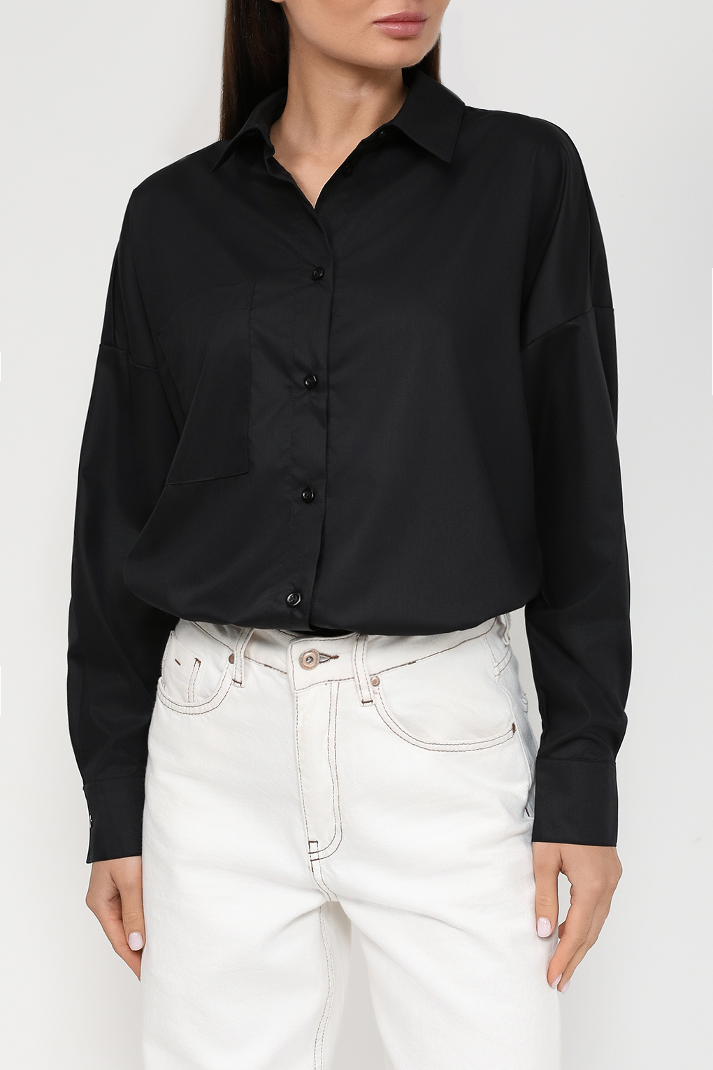Рубашка женская BELUCCI BL23083523MRKT черная XL