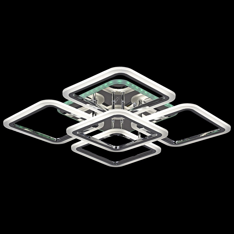 

Потолочная светодиодная диммируемая люстра с пультом ДУ Reluce 88822 1418256