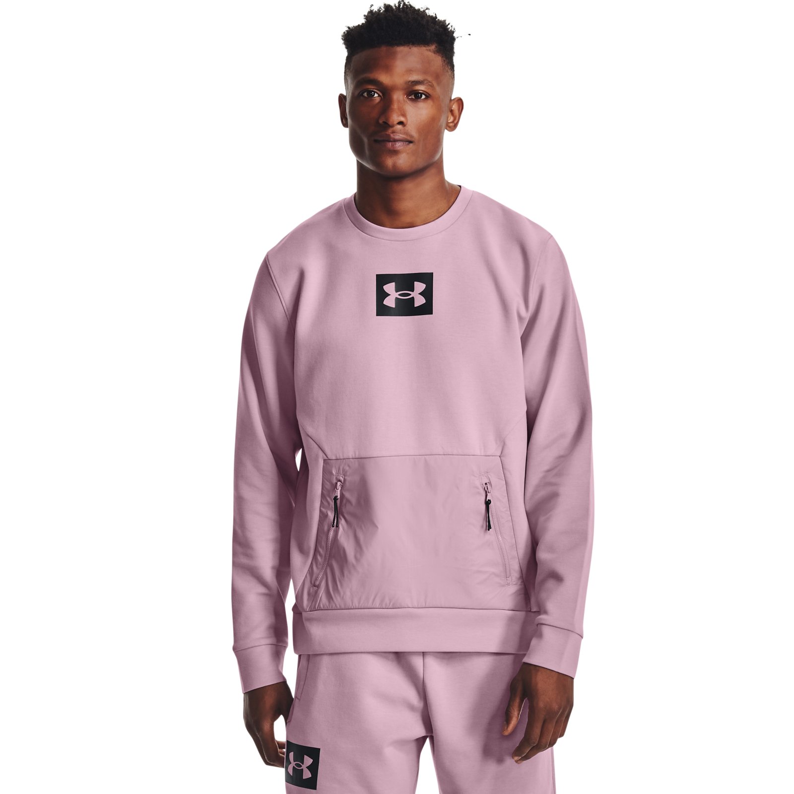 

Толстовка мужская Under Armour 1366222-698 розовая XL, 1366222-698