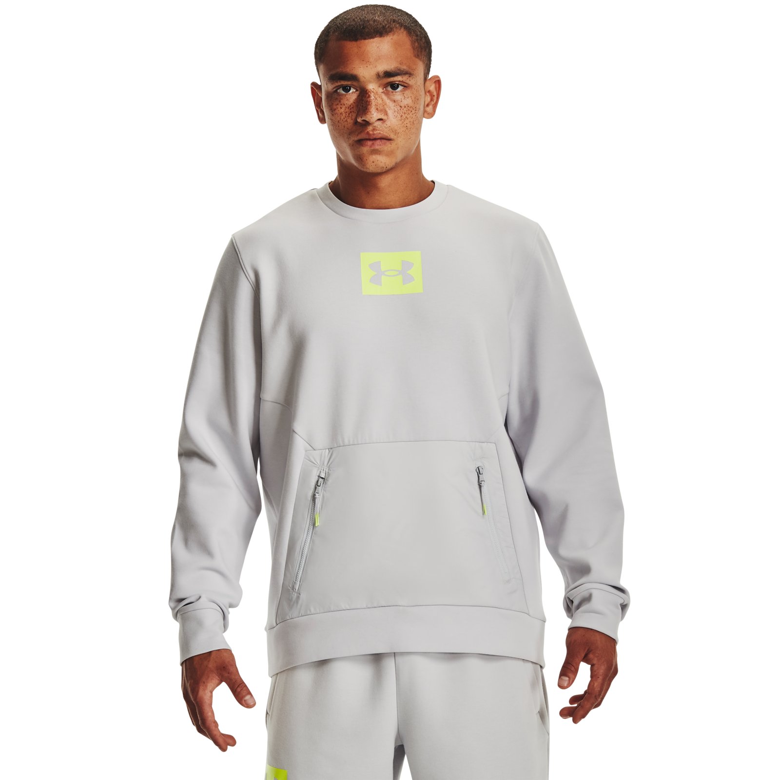 

Толстовка мужская Under Armour 1366222-014 серая 50-52 RU, 1366222-014