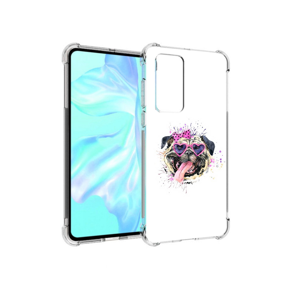 Чехол MyPads Tocco для Huawei P40 Веселая собака