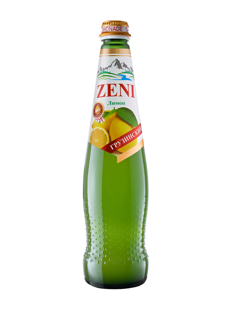 

Лимонад / ZENI / Лимон упаковка 10 бутылок по 0,5 л./ стекло
