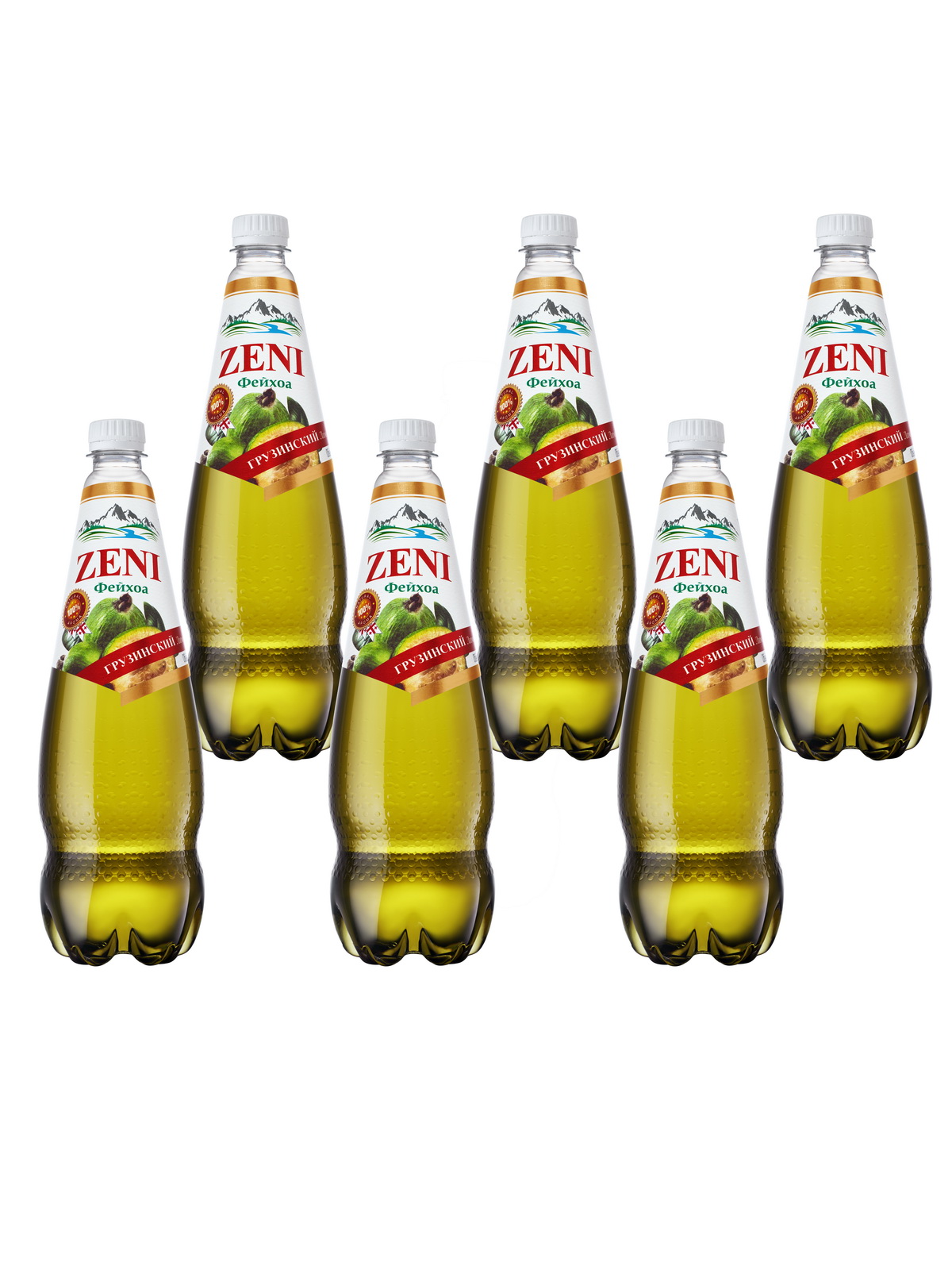 

Лимонад / ZENI / Фейхоа, 6 бутылок по 0,985 л.,/ ПЭТ