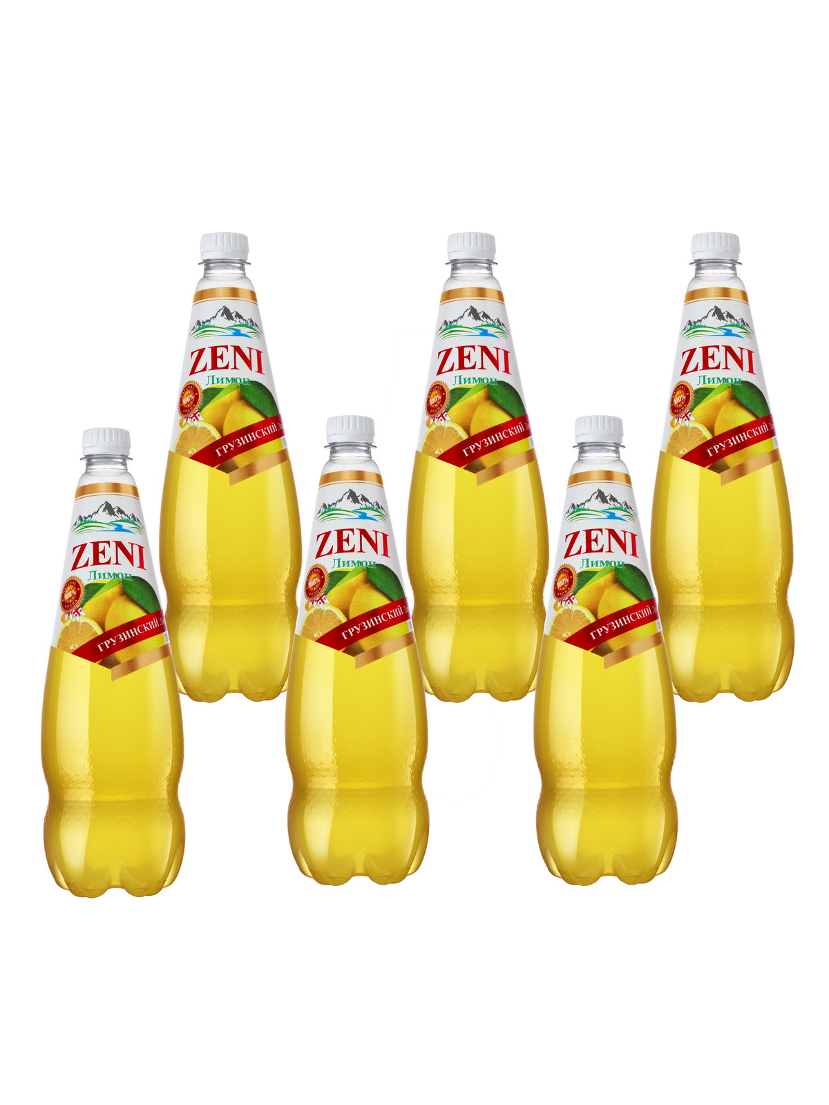 

Лимонад / ZENI / Лимон 6 бутылок по 0,985 л.,/ ПЭТ