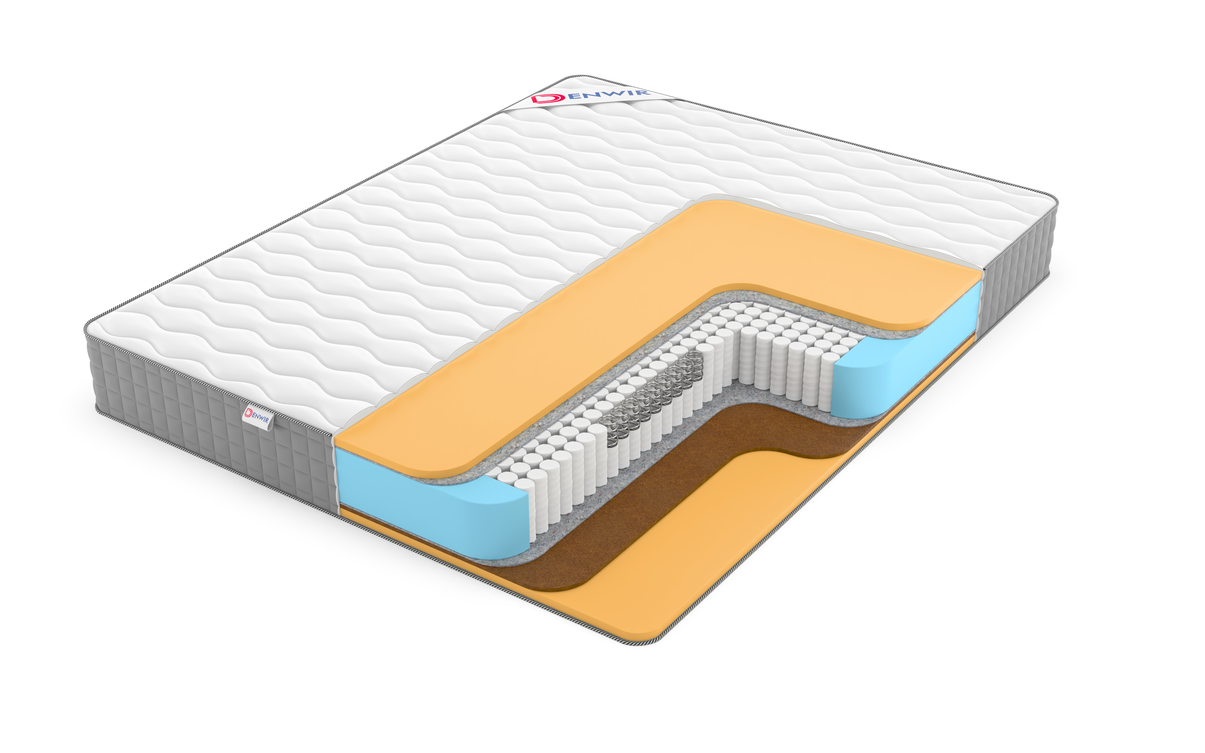 

Матрас пружинный DENWIR BEST BALANCE MEMO S1000/chstmat_BBMS1000_155x195, Белый, BEST BALANCE MEMO S1000
