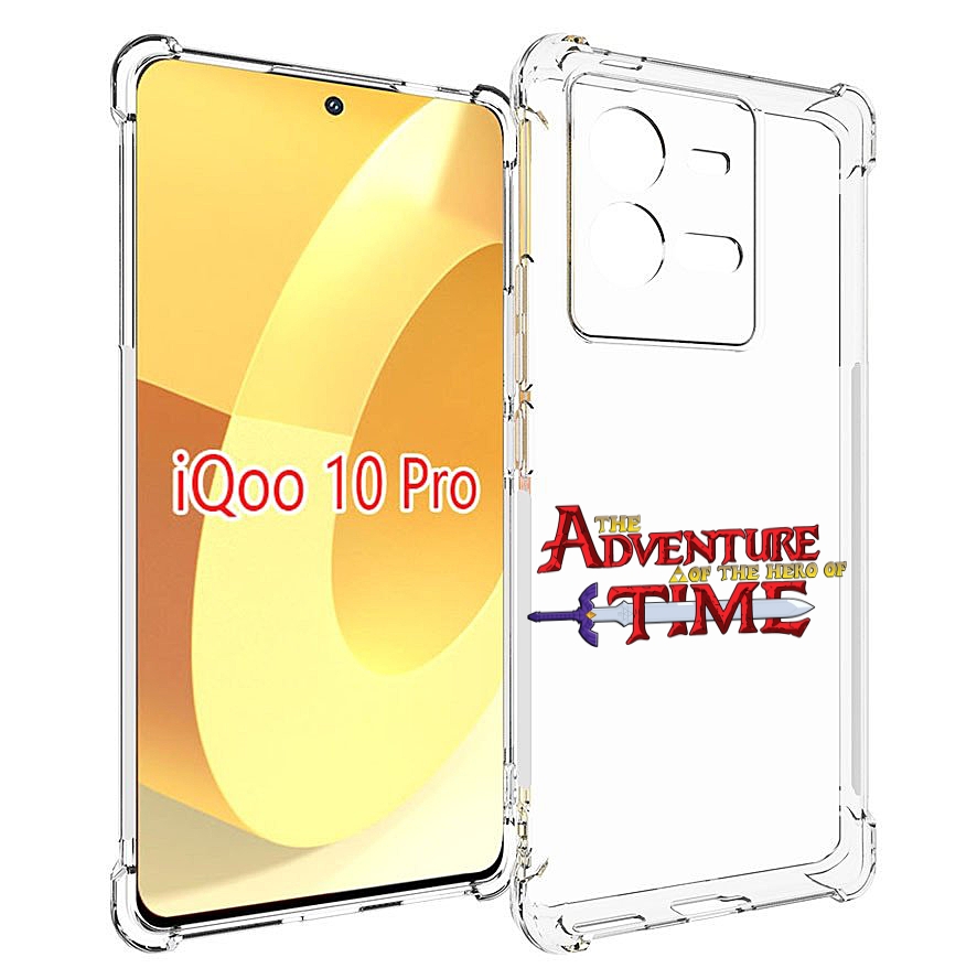 

Чехол MyPads время приключений логотип для Vivo iQOO 10 Pro, Прозрачный, Tocco