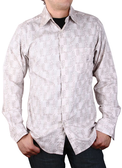 

Рубашка мужская Maestro Pattern 3 серая 39/176-182, Серый, Pattern 3