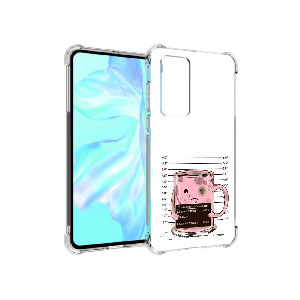

Чехол MyPads Tocco для Huawei P40 кружка, Прозрачный, Tocco