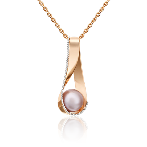 

Кулон из красного золота/белого золота с жемчугом PLATINA jewelry 03-3005-00-301-1111-31, 03-3005-00-301-1111-31