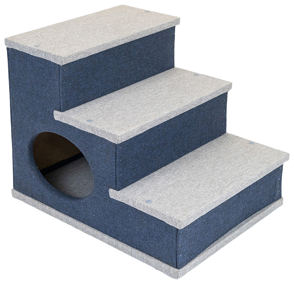 

Домик-лесенка Дарэлл Navy-2, 48,5x38,5x39 см, Синий;серый