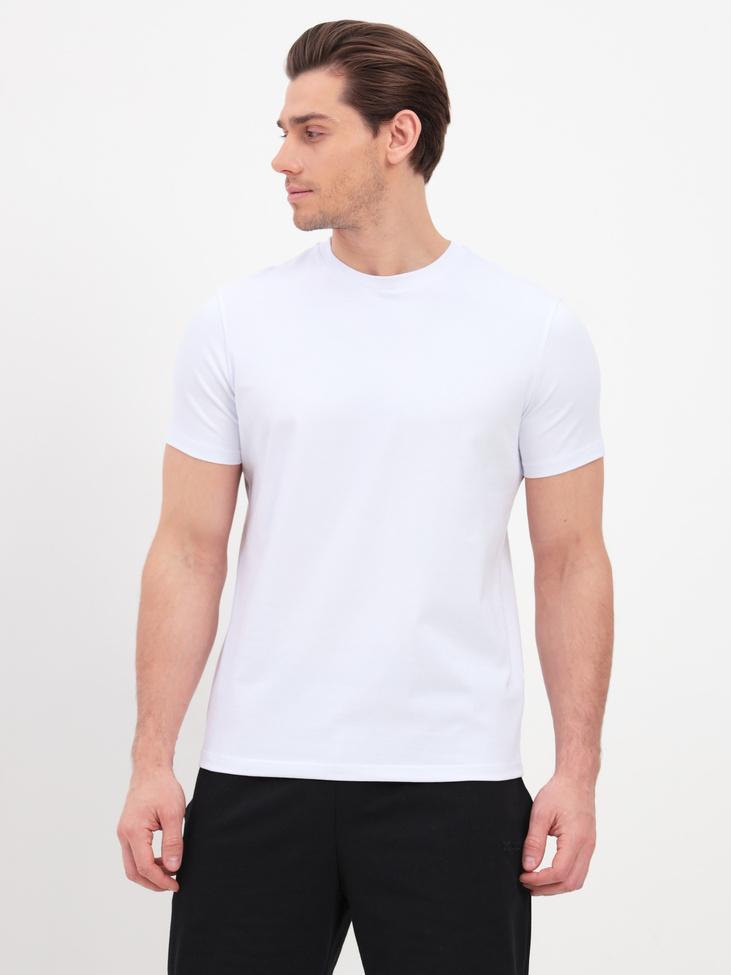 Футболка мужская Yoxa Vibe Slim fit белая XXL