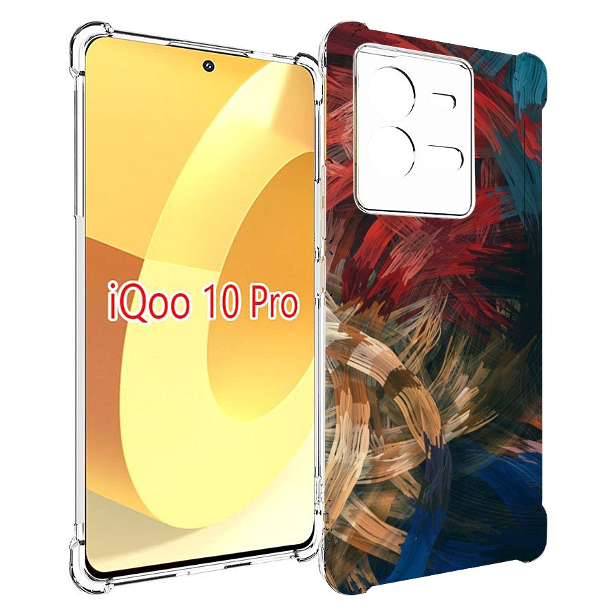 

Чехол MyPads раскрашенная медь для Vivo iQOO 10 Pro, Прозрачный, Tocco