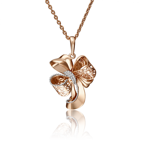 

Кулон из красного золота PLATINA jewelry 03-2910-00-000-1110-48, 03-2910-00-000-1110-48