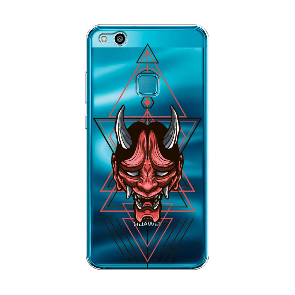 

Чехол для Huawei P10 Lite "Hanya Oni mask", Серый;красный;черный, 61350-4