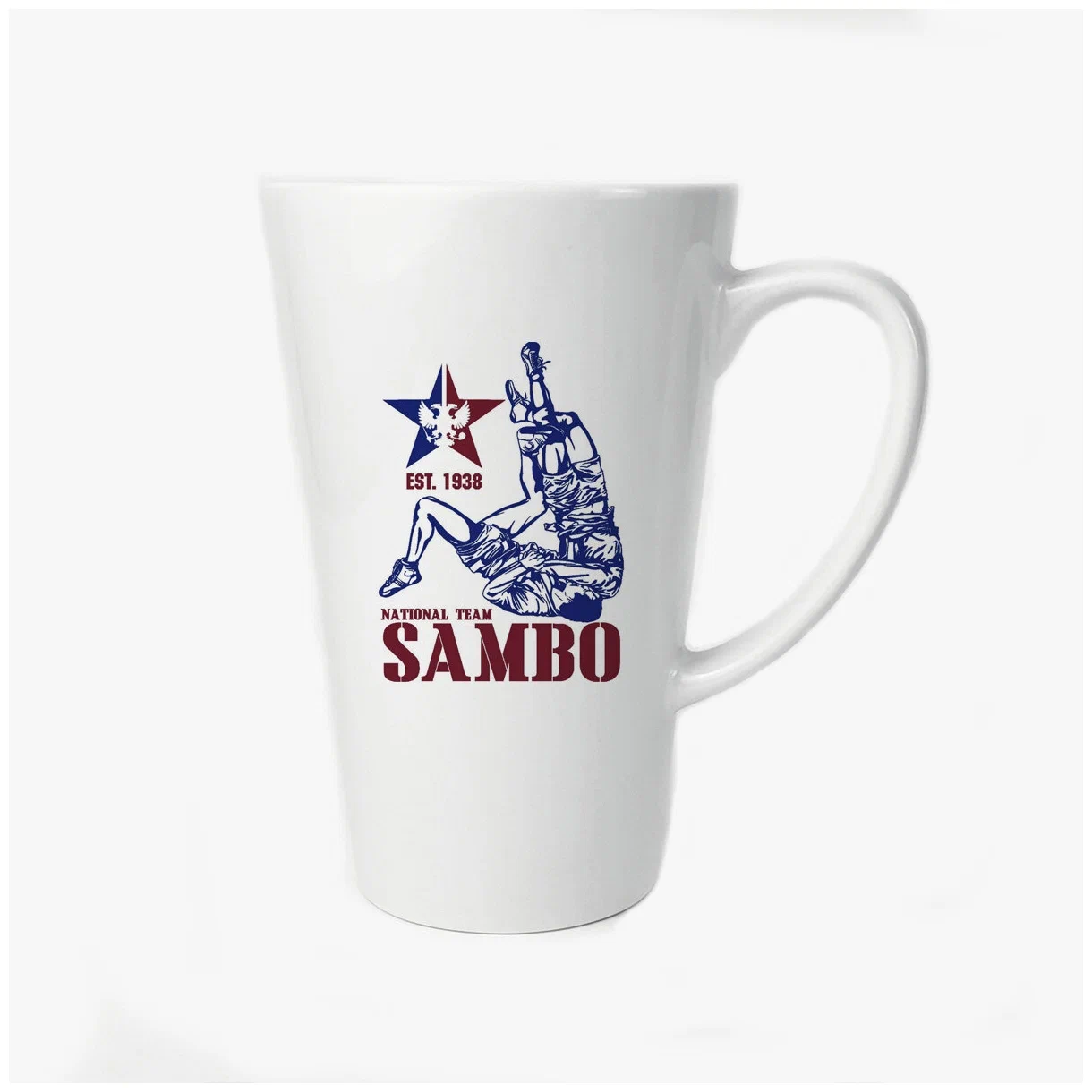 

Конусная кружка CoolPodarok Sambo (самбо)