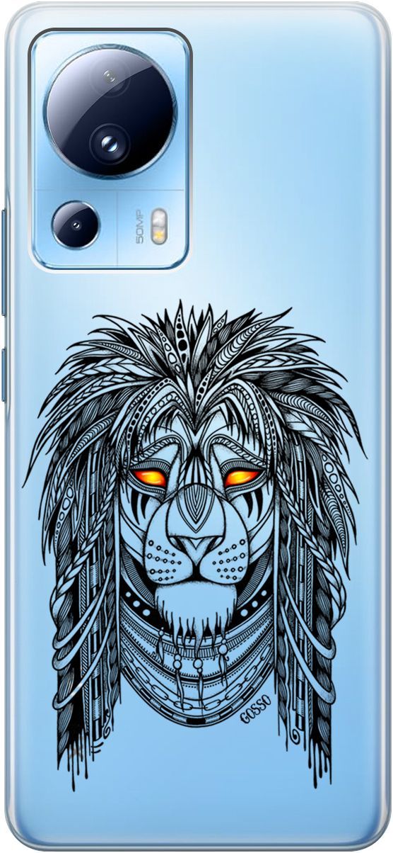 

Силиконовый чехол на Xiaomi 13 Lite "Grand Leo" прозрачный, Прозрачный;красный, 158513