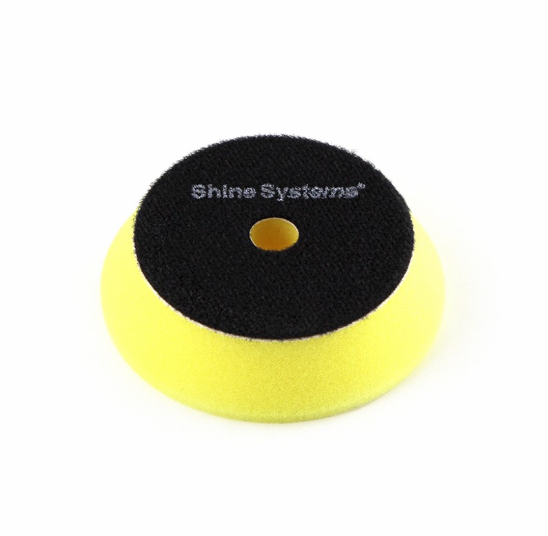 плюшевая салфетка для финишных работ shine systems Круг полировочный антиголограммный желтый 