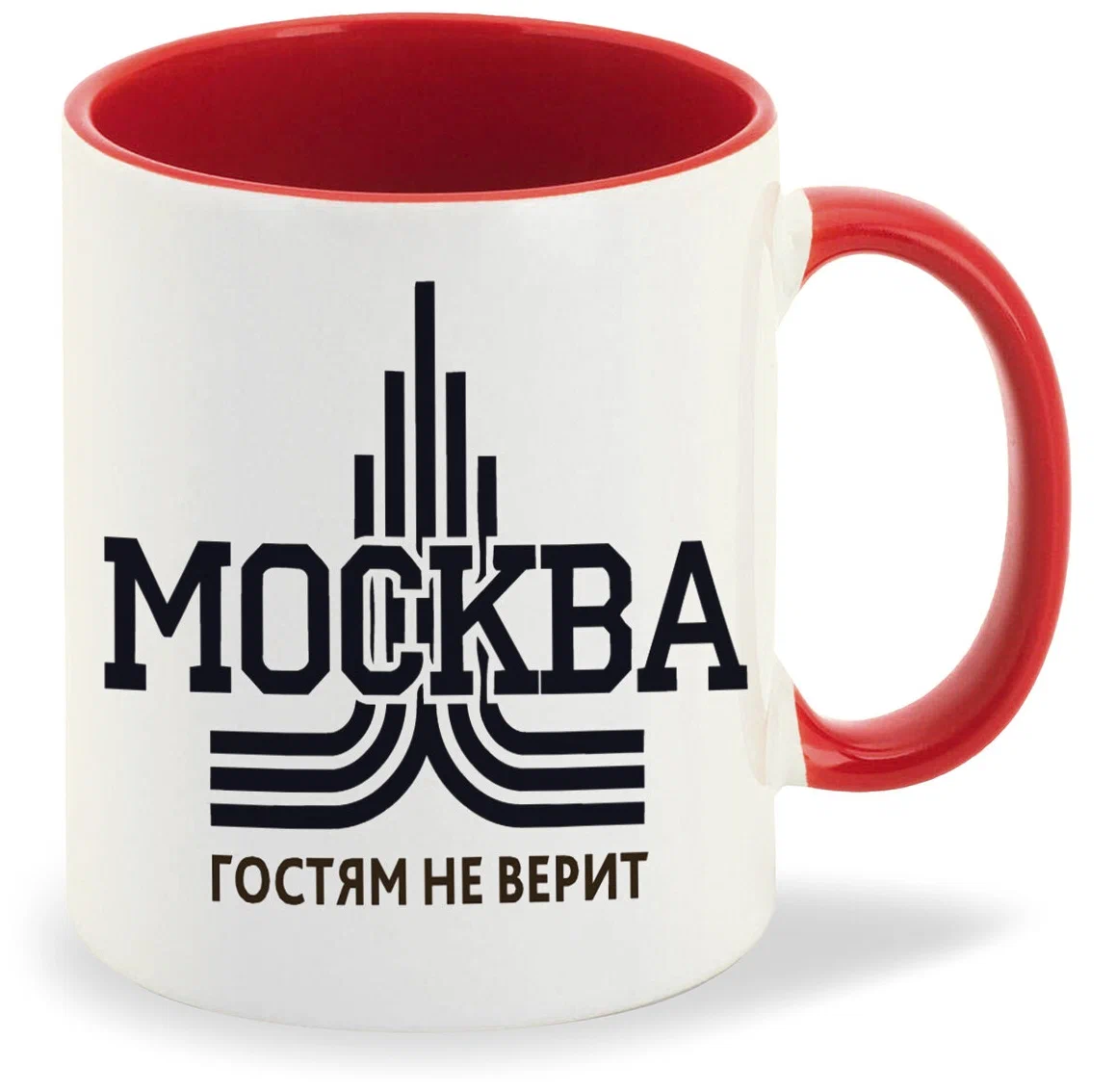 

Кружка CoolPodarok Москва гостям не верит