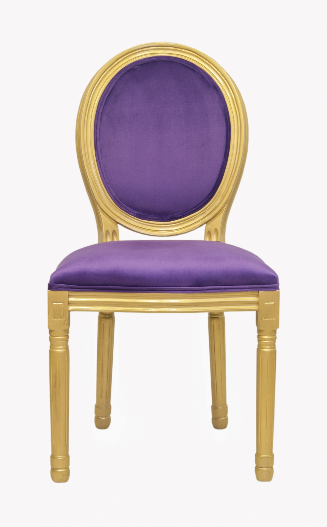 фото Стул mak-interior volker, violet/gold