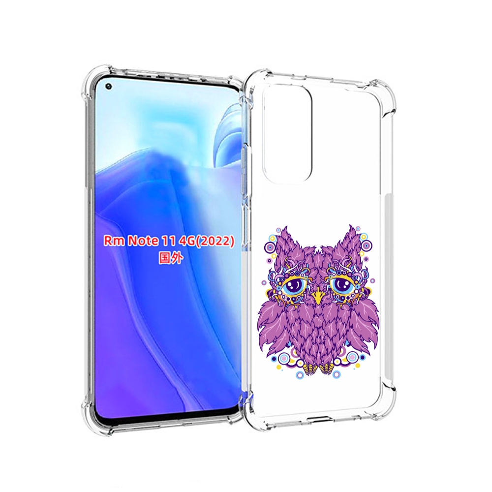 

Чехол MyPads Розовая сова для Xiaomi Redmi Note 11 4G ( Глобальная версия ), Tocco