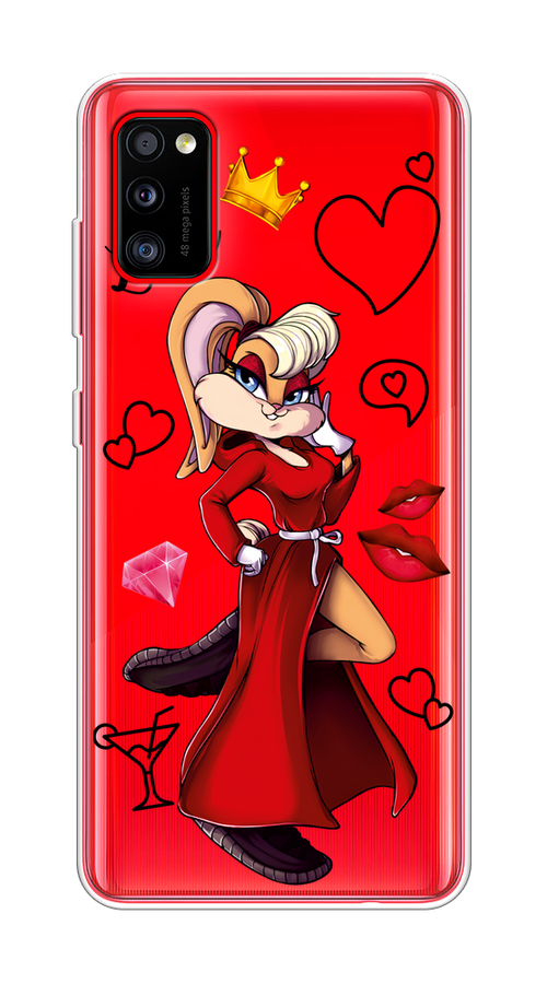 

Чехол на Samsung Galaxy A41 "Rich Lola Bunny", Красный;бежевый;оранжевый, 2100450-6