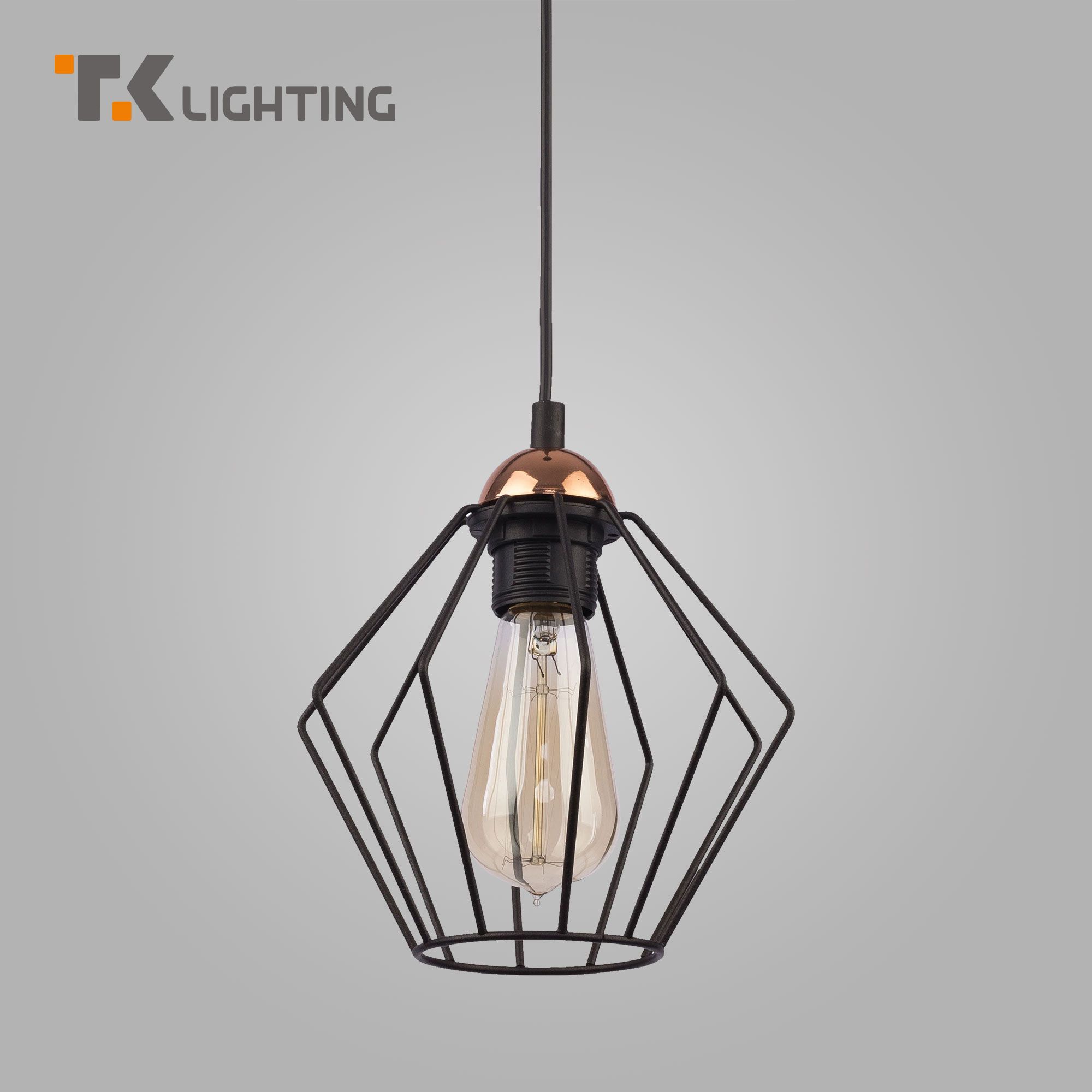 Подвесной светильник с металлическим плафоном TK Lighting 1642 Galaxy 1 1642 черный лофт