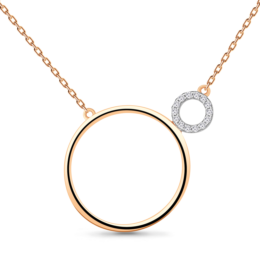 

Колье из серебра с фианитом Aquamarine Aquamarine 73617А_925_р 40 см, 73617А_925_р