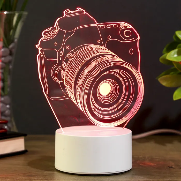 

Risalux "Фотоаппарат", LED, RGB, от сети, 9,5х12х17см