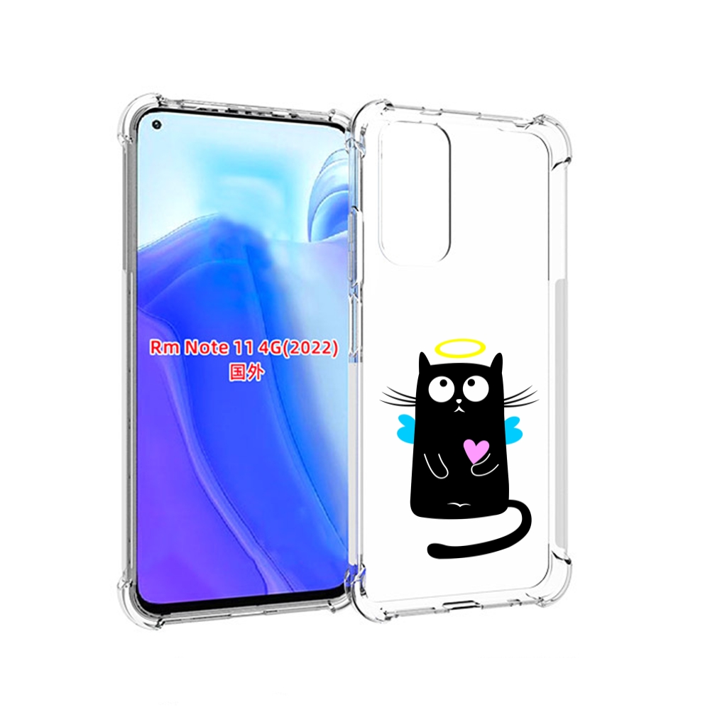 

Чехол MyPads Кот ангелок для Xiaomi Redmi Note 11 4G ( Глобальная версия ), Tocco
