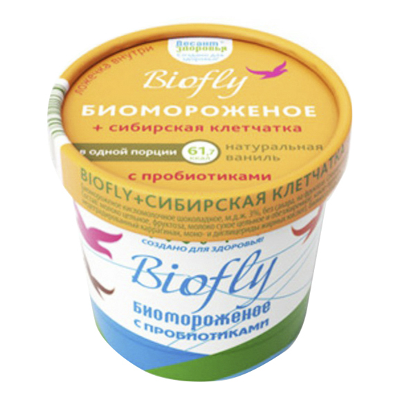

Биомороженое кисломолочное Десант Здоровья Biofly сибирская клетчатка 45 г