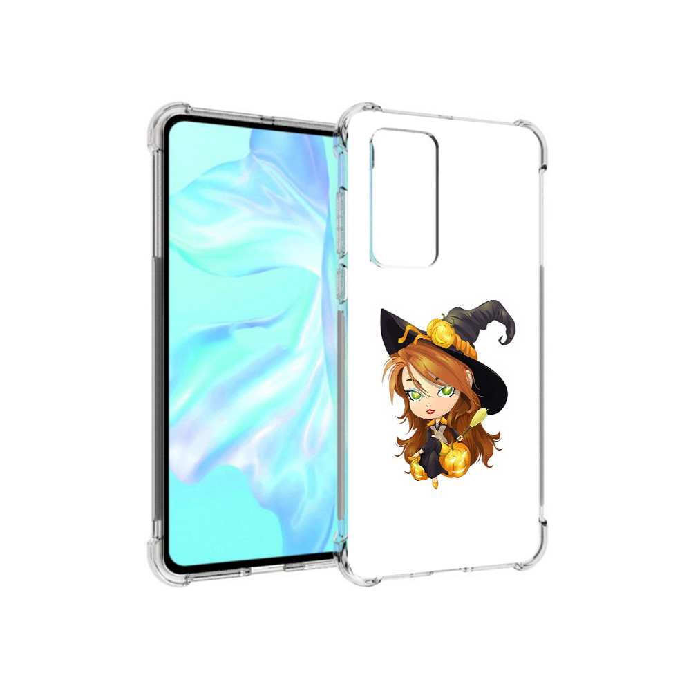 

Чехол MyPads Tocco для Huawei P40 Ведьмочка, Прозрачный, Tocco