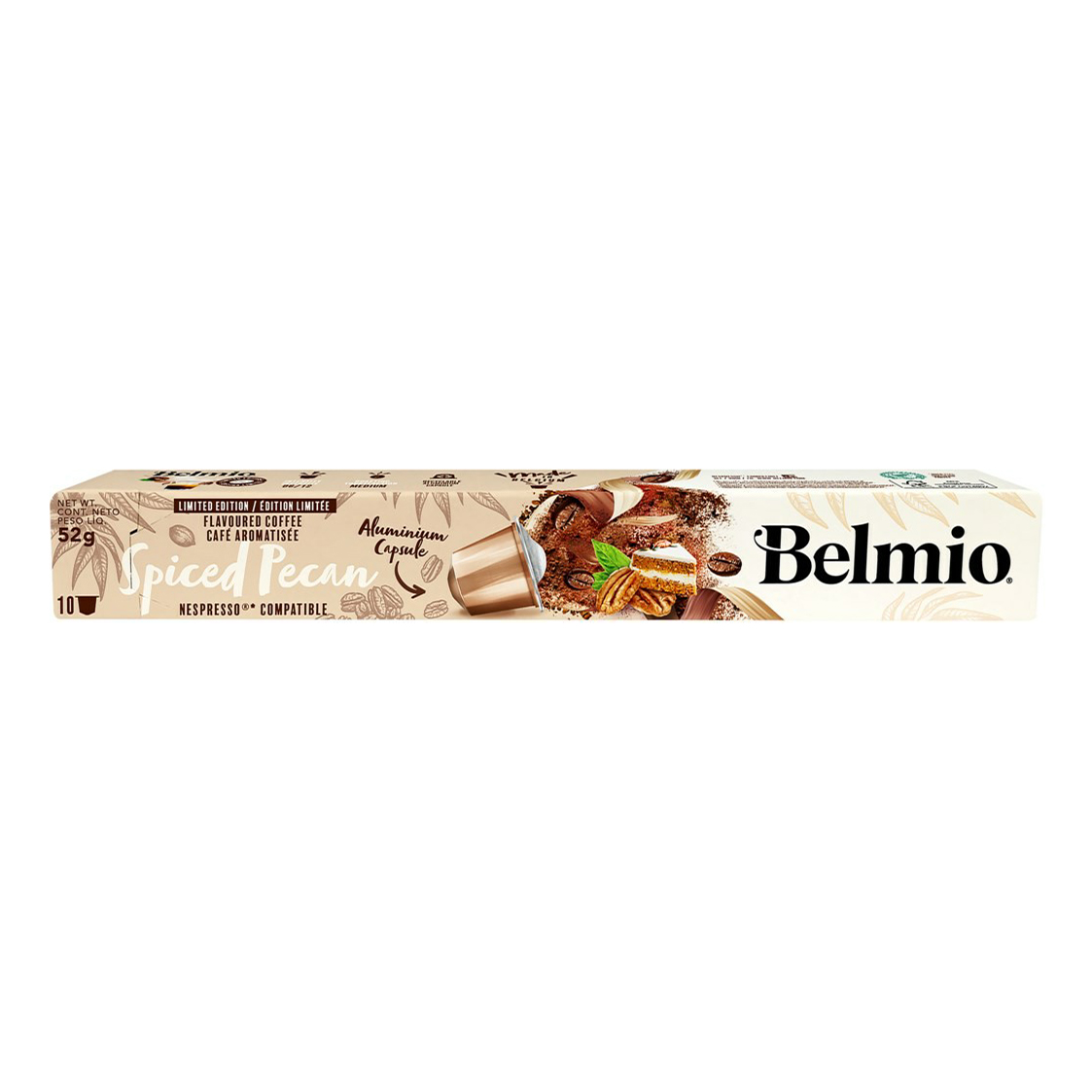 фото Кофе belmio spice pecan молотый в капсулах 10 шт