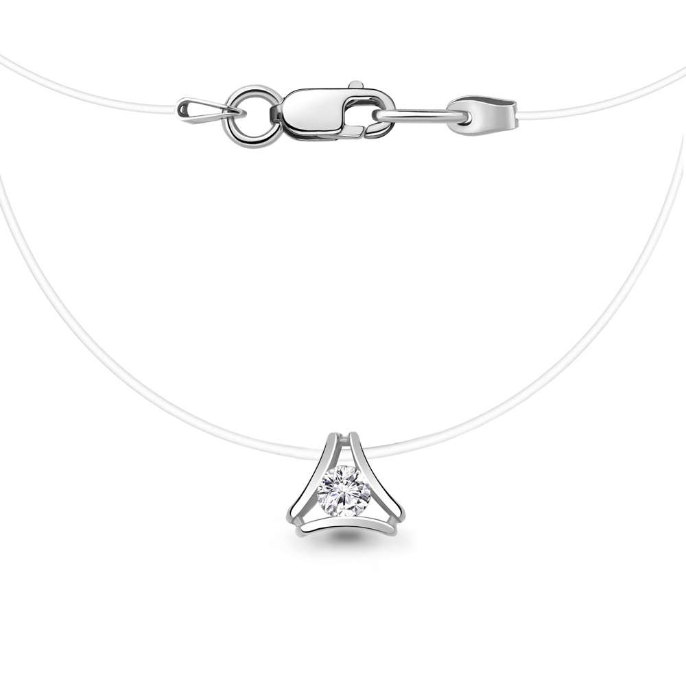 

Колье из серебра с фианитом Aquamarine Aquamarine 73615А_925_р 35 см, 73615А_925_р