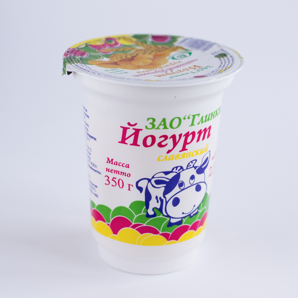 

Йогурт Глинки Славянский злаки-курага 2,5% 350 г