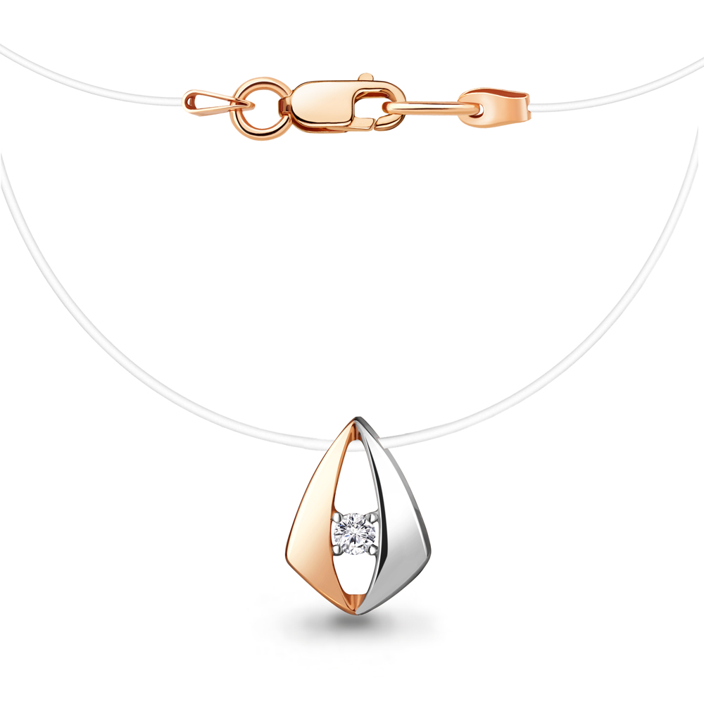 

Колье из серебра с фианитом Aquamarine Aquamarine 73606А_925_з 35 см, 73606А_925_з
