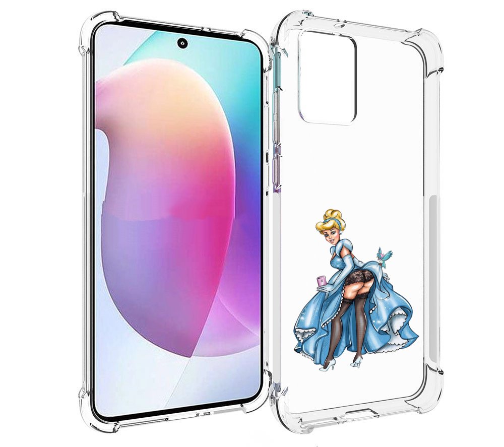 

Чехол MyPads девушка-в-платье-красивая женский для Motorola Edge 30 Neo, Прозрачный, Tocco